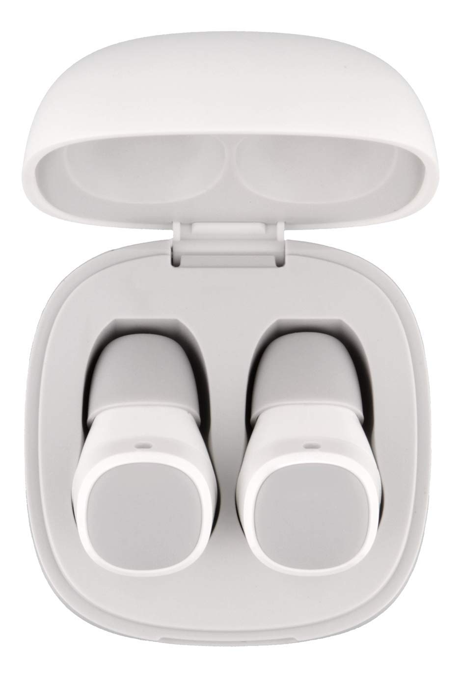 STREETZ TWS-002 Stereo Bluetooth Headphones, Wireless In-Ear Earbuds with Premium Sound Profile, Particularly Small and Lightweight, IPX6 Water Protection Class, Comfortable Hold, Bluetooth 5 (White)