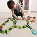 Klobroz Dinosaur Toys-208 Pieces Dinosaur Track Set-Best Gifts for 3 4 5 6 7 8 Year Old Boy, 192 PCS Flexible Tracks Playset & 2 Battery Powered Race Cars, 3 Dinosaurs