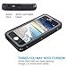 iPhone SE/5s Waterproof Protective Case, UBeesize Transparent Full Body Case, Heavy Duty Dirtproof Shockproof Cover for iPhone SE/5s/5