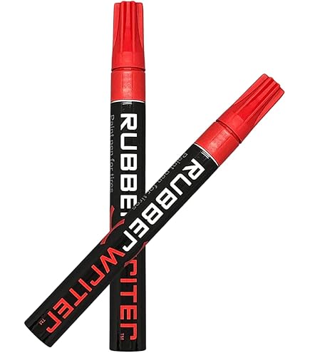 Tire Ink Color Tire Paint Pen - Waterproof Permanent Paint Pens For Car Wheels Lettering | Car Wash Safe And Durable | Made In Japan (White, 1 Count (Pack Of 2 - Foto 6