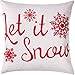 Jetec 4 Pieces Pillow Case Throw Cushion Cover Cotton Linen Pillow Decorations for Halloween Thanksgiving Christmas Autumn, 18 by 18 inch (Color Set 9)