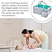 XL Baby Diaper Caddy Organizer with FREE Pouch - Nursery Organizing Basket For Baby Changing Essentials - Baby Shower Gift Idea and Toy Storage For Boys And Girls | MARI New York