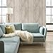 RoomMates York Wallcoverings ZB3347 Wide Wooden Planks Wallpaper, Gray/Black/Off White