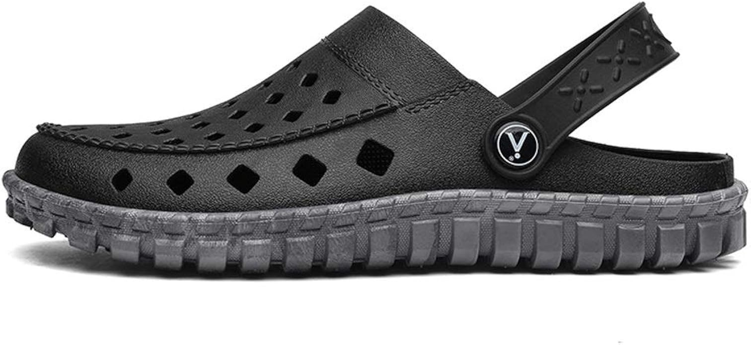 Summer Leather Breathable New Beach Shoes Men's Sandals Leather Casual Shoes Seaside Outdoor Non 