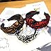 Designer Bow Knotted Letter Headbands for Women- Domoki 3 Pack Top Bow Stripped Cute FF Logo Print Hair Hoops - Cross Knot Wide Hard Hairbands for Girls
