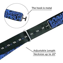 Alizeal Men's Adjustable Length Self Tied Bow Ties