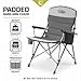 CORE 40021 Equipment Folding Padded Hard Arm Chair with Carry Bag, Graythumb 1