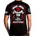 Born, Bred, Freedom Fed Whiskey Label Style Mens T-Shirt - American Warrior Collection Large Black