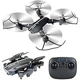 Foldable RC Camera Drone 8807W Wifi FPV 2.4G Altitude Hold Headless Quadcopter with 720P 2MP Wide Angle Camera by Fancywing