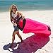 Mad Grit Best Inflatable Sofa Best Air Lounger - Pool Float Lounge Chair - Lazy Hangout Bag - Water Proof Air Hammock - Includes: 2 LED Camping Lights, 3 Pockets & Bottle Opener.