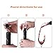 Electric Wine Opener, Stainless Steel Cordless Electric Corkscrew with Removable Foil Cutter, Vacuum Stopper and Pourer-Premium Accessories Gifts for Wine Lovers (Silver grey)