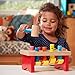Melissa & Doug Deluxe Pounding Bench Wooden Toy with Mallet