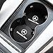 Wall Stickz Auto Sport 2.75 Inch Diameter Oval Tough Car Logo Vehicle Travel Auto Cup Holder Insert Coaster Can 2 Pcs Pack Fit Benz Accessories