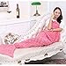 iBaby888 Handmade Mermaid Tail Blanket Crochet All Seasons Warm Knitted Bed Blanket Sofa Quilt Living Room Sleeping Bag for Kids and Adults(72.8