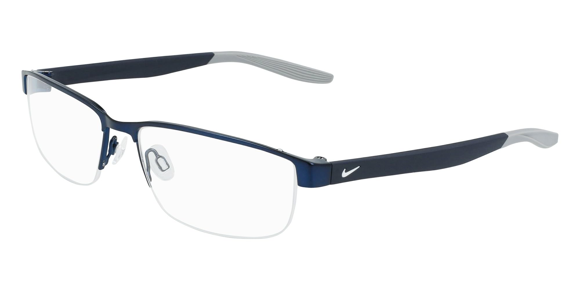 Nike 8138 Sunglasses, Satin Navy/Wolf Grey, 56 cm