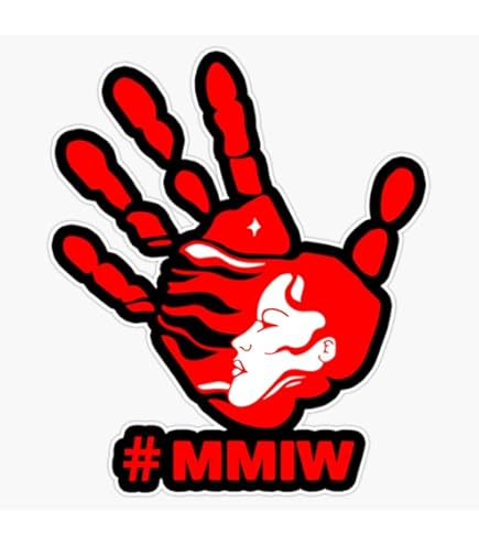 Mmiw Decals And Stickers MMIW Awareness Sticker Vinyl Decal Car Laptop Wall Window Bumper Michael Myers Car Decal