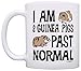 ThisWear Guinea Pig Lover Gifts I Am 2 Guinea Pigs Past Normal Gift 11oz Ceramic Coffee Mug with Handle