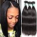 Msbeauty Brazilian Remy Silky Straight Hair weave 1 Bundles of 12 inch 100g Straight Virgin Human Hair Natural Color