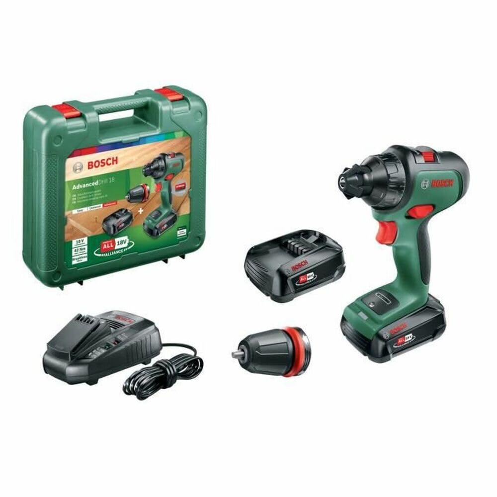 Bosch Home And Garden Bosch Perceuse Visseuse Sans Fils Advanceddrill 18 (1 Batterie, Système 18 V, Dans Coffret De Transport)