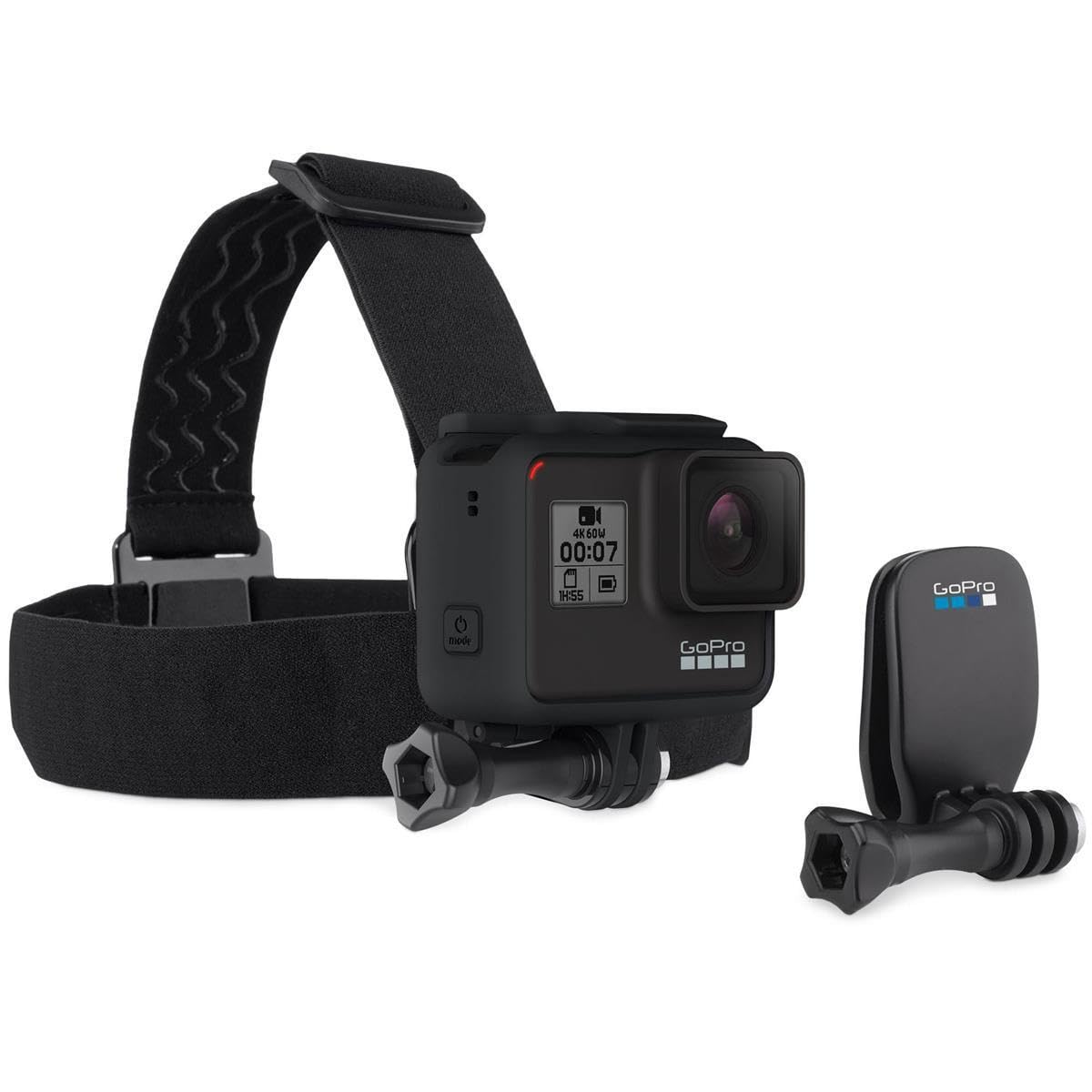 GoPro ACHOM-001 Head Strap and Quick Clip (Official Accessory), Black, 6.1 in*7.3 in*3.9 in
