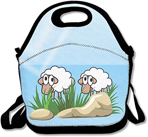 Oery Sheep In Grass Cooler Lunch Bag Outdoor Picnic Bag