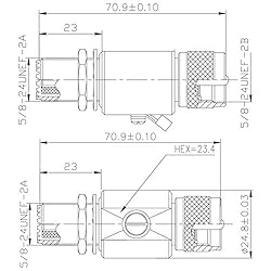 Riotaxy UHF Lightning Arrestor PL-259 Lightning