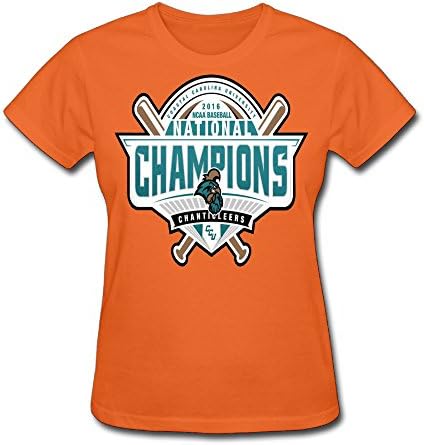 Guiwan Women's Coastal Carolina Chanticleers 2016 Men's Baseball College World Series National Champions T-shirt