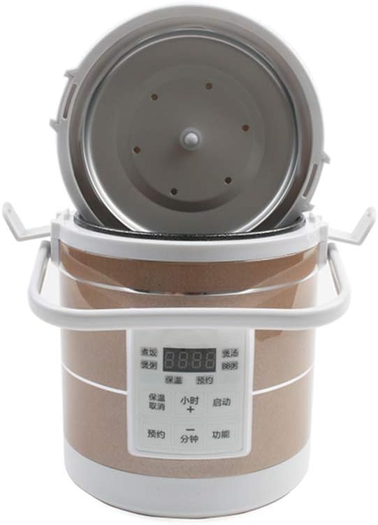 LKJJTG Mini Rice Cooker, Multifunctional Portable Electric Pot for Cooking Rice Soup Porridge Cooking, Car Rice Cooker