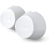 Arlo Magnetic Wall Mounts - Arlo Certified Accessory, Indoor or Outdoor Use, White - VMA5000, 2 Count