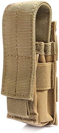 Tactical Pistol Mag Pouch (Single - Tan)
