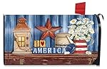 Lantern and Daisies Summer Large Mailbox Cover Patriotic Oversized
