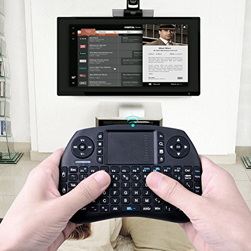 2.4GHz Wireless Keyboard with Mouse, Longruner Mini Touchpad Rechargeable Combos for Raspberry Pi 3 2, Android TV Box, Windows PC, HTPC, IPTV, Raspberry Pi, XBOX 360, PS3, PS4 - Thumbnail 5
