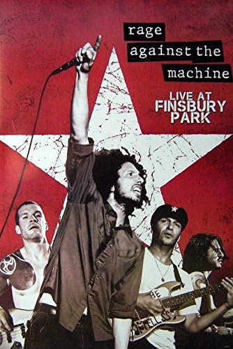RAGE AGAINST THE MACHINE “LIVE AT FINSBURY PARK” Rock Band Photo Print Poster Size 24”x36” S-0791