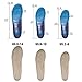 WOBAOS Cozy Warm Thick Fleece Wool Insoles/Massaging Gel Advanced Insoles Providing Shock Absorption and comfortability