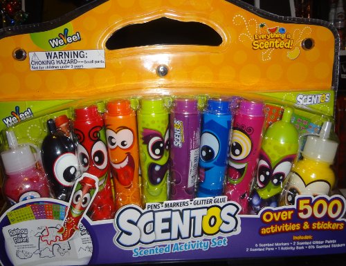 Weveel Pens - Markers - Glitter Paints Scentos Scented Activity Set