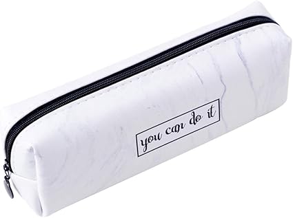 Amazon Zevonda ペンケース 筆箱 おしゃれ シンプル男女兼用化粧ポーチ グレー ペンケース 文房具 オフィス用品