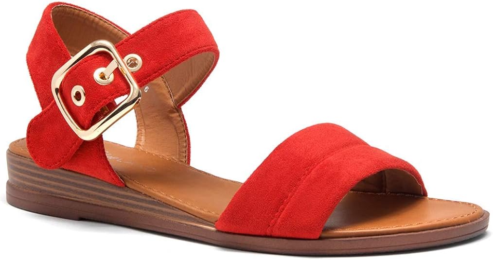 Amazon.com | Herstyle Ariella Women's Open Toe Ankle Strap Platform Low Wedge Sandals Fashion 
