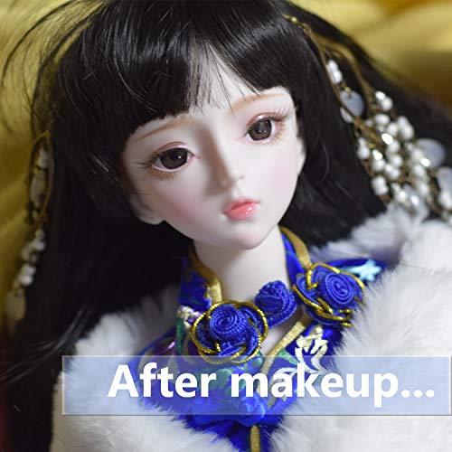 EVA BJD 1/3 BJD Doll 22 Joints Customized Ball Jointed Doll About 62cm Tall 24in for Collect DIY Dolls