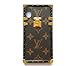 Vintage Trunk Luxury Monogram for iPhone. Handmade with Premium Silicone. Soft Flexible Anti-Scratch Drop Protection. (iPhone X)