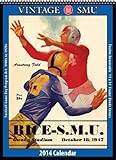 SMU Mustangs 2014 Vintage Football Calendar by Asgard Press (2013-08-01) by