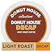 Donut House Collection Donut House Decaf, Single-Serve Keurig K-Cup Pods, Light Roast Coffee, 72 Count