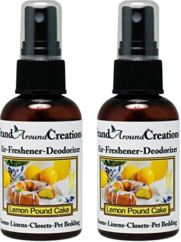 Set of 2 - Concentrated Spray For Room/Linen/Room Deodorizer/Air Freshener - Lemon Pound Cake- A mouth-watering aroma of warm lemon pound cake w/sweet lemon glaze. 2 fl oz - Scent -