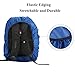 AGPTEK 2Pcs Nylon Waterproof Backpack Rain Cover with Carry Bag for Hiking/Camping/Outdoor Activities by, Blue, Size S:18-25L