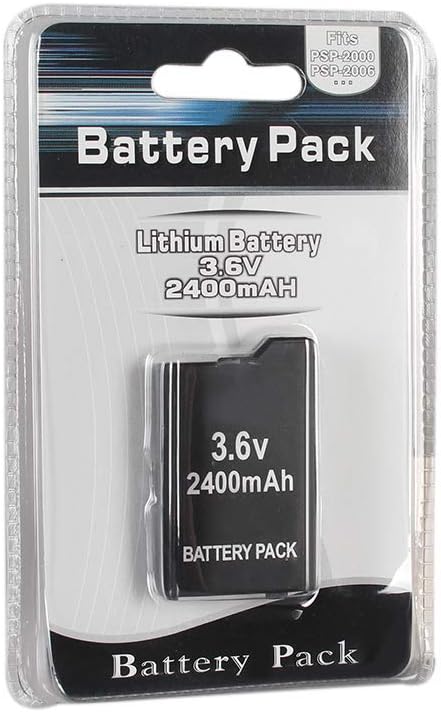 Amazon New Ver 高品質 Psp3000専用 バッテリーパック 2400mah バッテリー 充電器