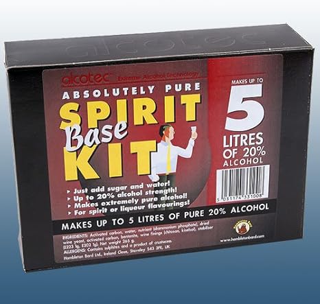Homebrew Winemaking Alcotec Vodka Base Spirit Kit For 5 Litres 21 Strength Amazon Co Uk Kitchen Home