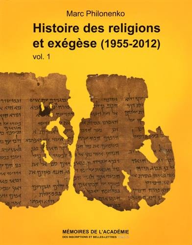 Histoire des religions et exégèse, 1955-2012