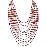 Zhenhui Vintage Bohemia Multilayer Beads Choker Chain Necklace Women Girls Fashion Jewelry Accessories