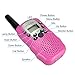 3-12 Year Old Girl Toys, WIKI Long Range Walkie Talkies for Kids Toys for 3-12 Year Old Girls Gifts for 3-12 Year Old Girls Gifts for Teen Boys Pink WKUSDJJ06