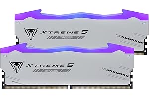Patriot Viper Xtreme 5 MPOWER DDR5 RGB RAM 32GB (2X16GB) 6000MT/s CL30 1.35v UDIMM Desktop Gaming Memory Kit Compatible with 