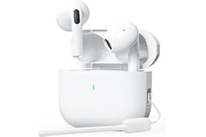 Fones de ouvido Bluetooth 5.3 sem fio, bateria com duração de 40 horas, carregamento USB-C, classificação de resistência à água IPX6, microfone embutido, compatíveis com Android e iOS J201